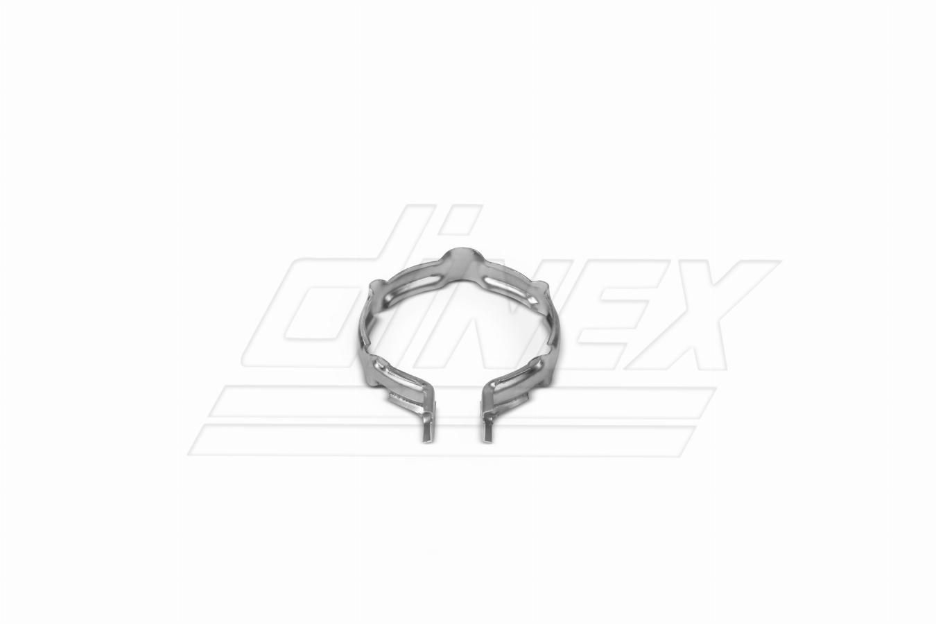 Хомут глушителя D-127-151 Volvo FL, FH12, Renault Premium (Dinex)