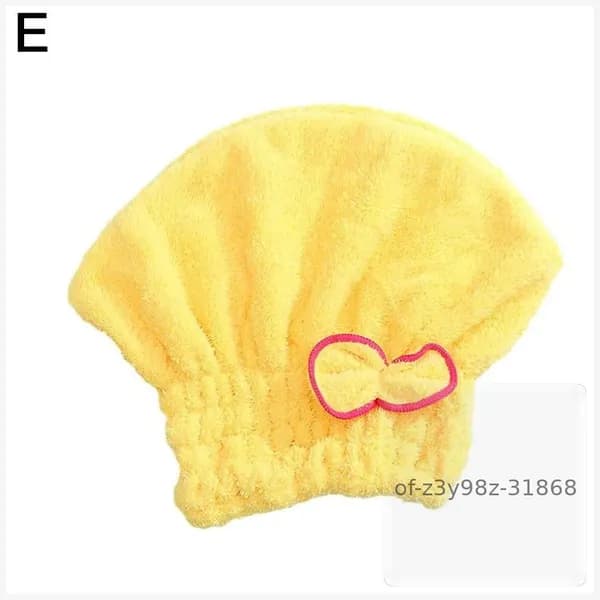 Шапочка для сухих волос с бантиком,25*30 см, красный, 1 шт.