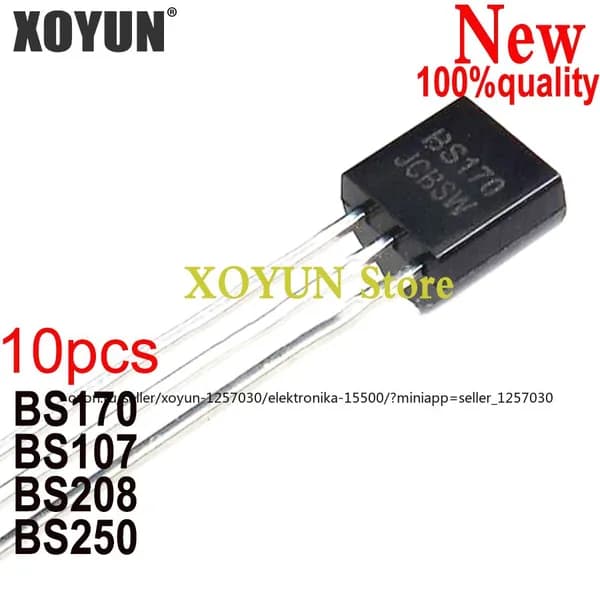 (10 шт.) новый BS170 TO-92