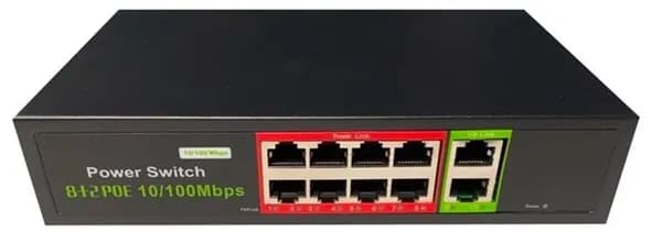 Uranium POE-G8002-96W 8-портовый гигабитный + 2-портовый гигабитный Rj45 Uplink Poe коммутатор