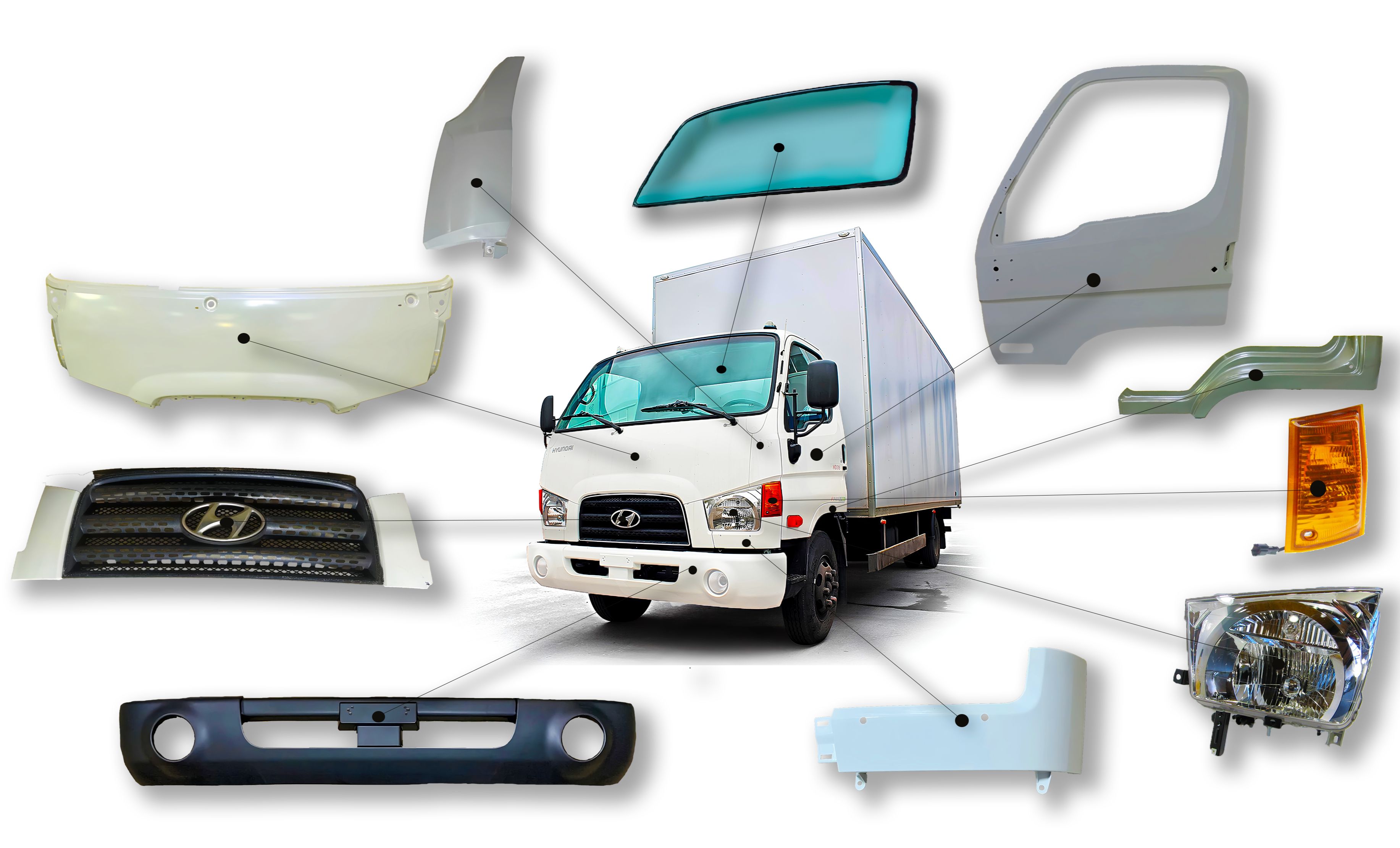 Гайка ступицы колеса задняя правая Hyundai HD65 HD72 HD78 MOBIS