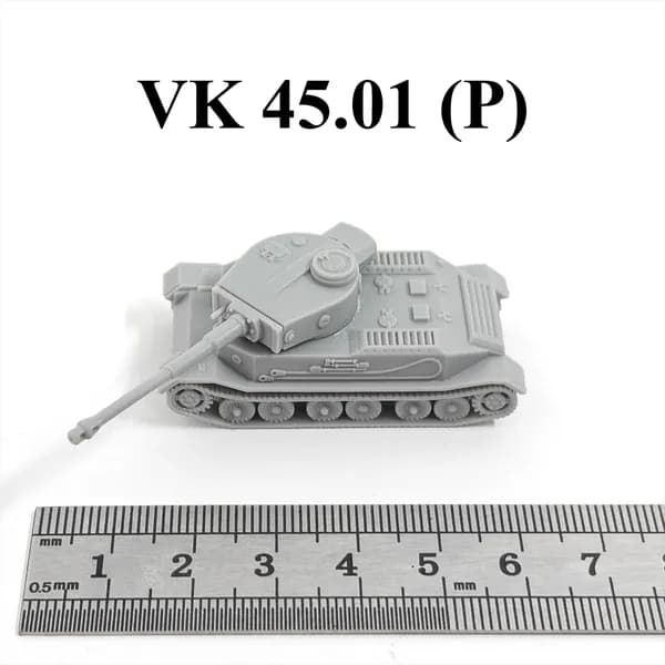 Миниатюрная модель танка в масштабе 1:144, напечатанная на 3D-принтере, из смолы, основные боевые танки Германии Второй мировой войны Tiger I/Tiger II/Panther/Panzer IV