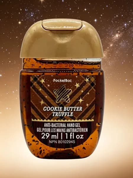 Bath & Body Works Санитайзер для рук антисептик COOKIE BUTTER TRUFFLE, Шоколадное трюфельное масло печенье 29ML