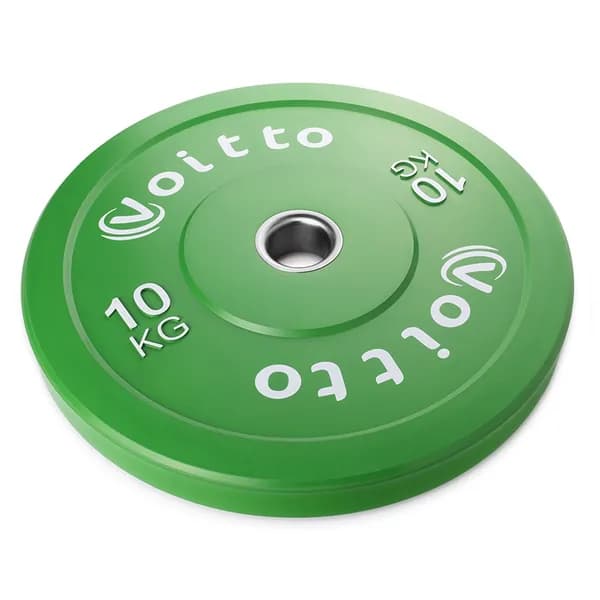 Диск бамперный Voitto V-403 10 кг, цветной (d51)