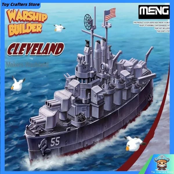 Meng wb-007 Cleveland сборная модель корабля Q-Версия
