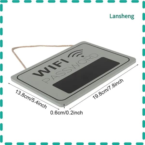 Знак с паролем Wi-Fi