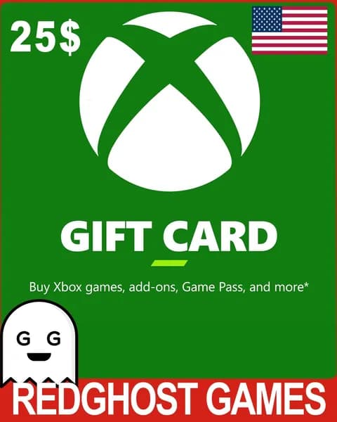 Карта оплаты для Xbox One/Series X S Xbox Live 25 долларов , цифровой ключ USA(США)