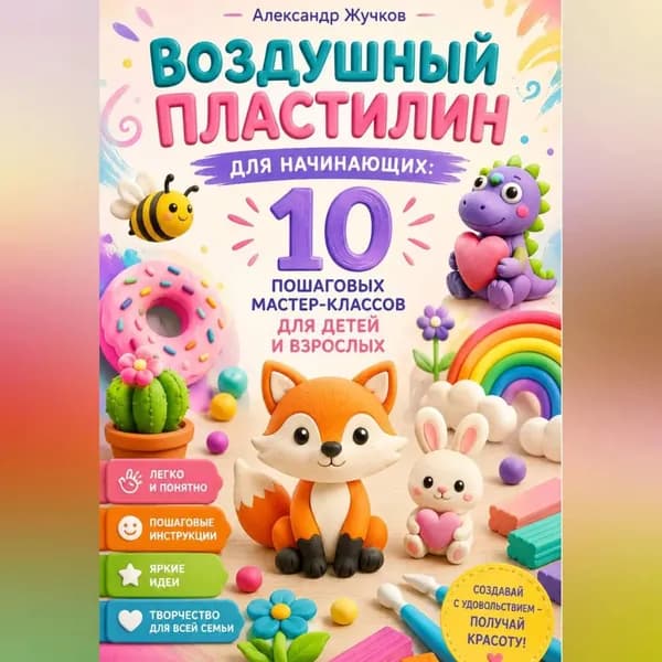 Воздушный пластилин для начинающих 10 пошаговых мастер-классов для детей и взрослых. | Жучков Александр | Электронная аудиокнига