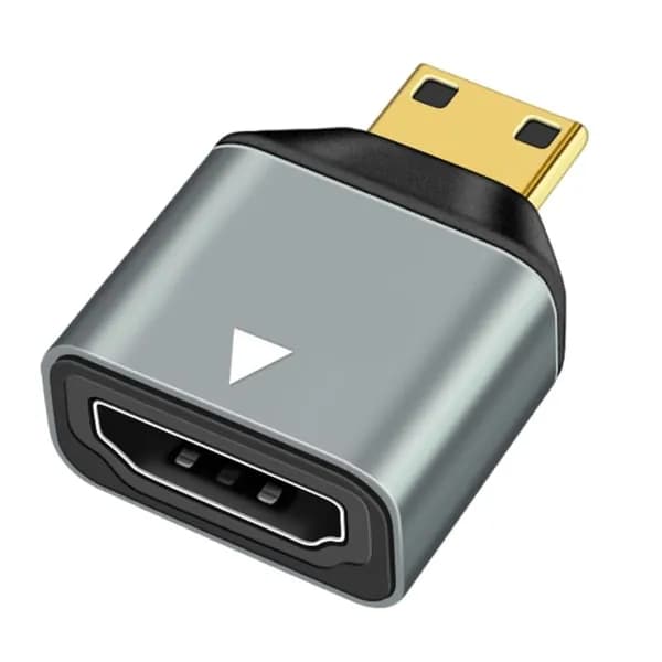 Переходник HDMI female на mini HDMI male 4K