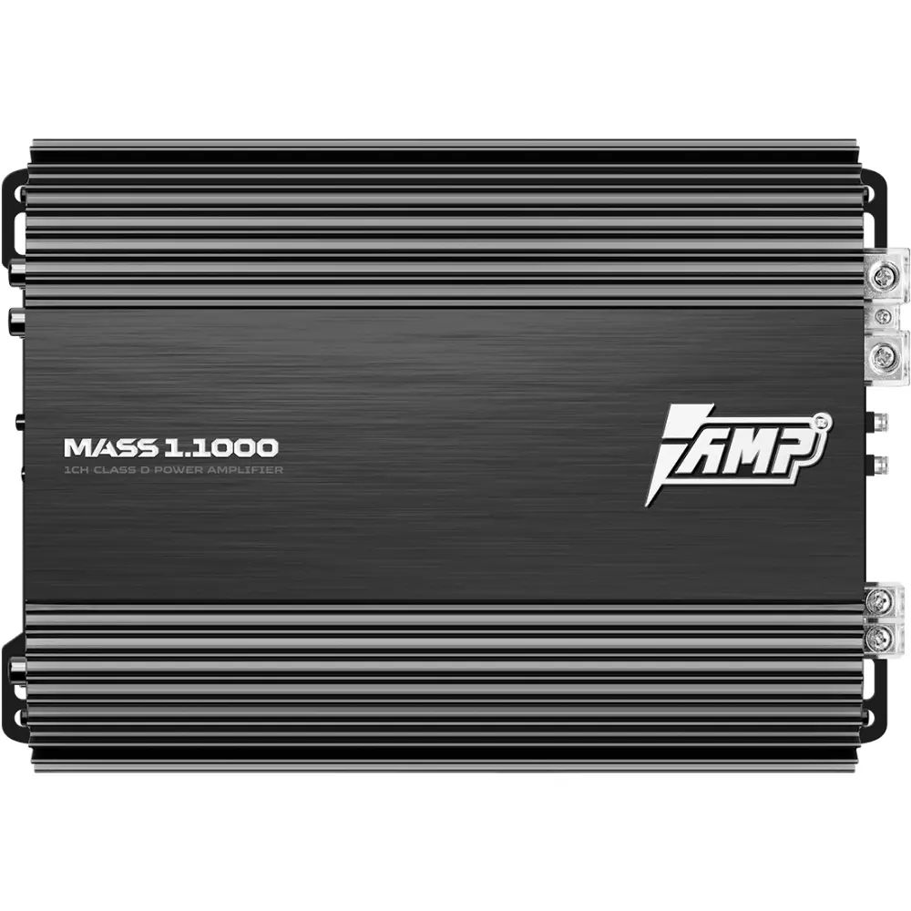 Автомобильный одноканальный усилитель для сабвуфера AMP MASS 1.1000