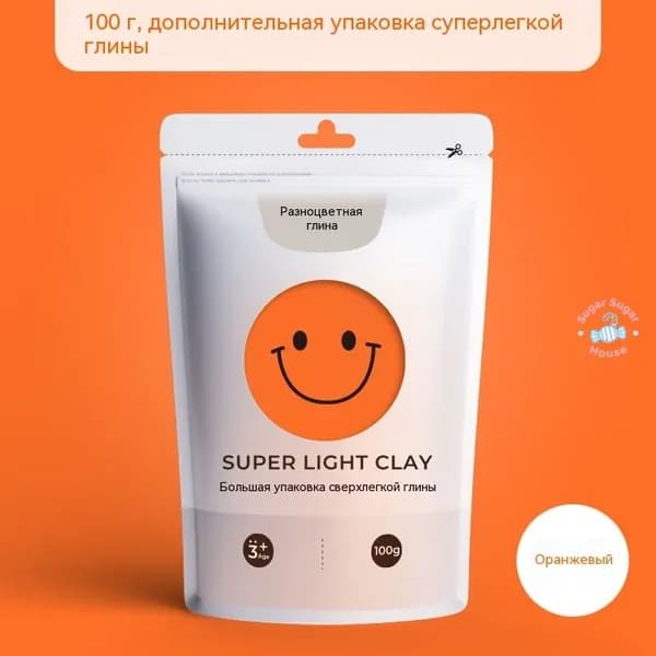 Материал ручной работы: пластилин сверхлёгкая глина 100 г