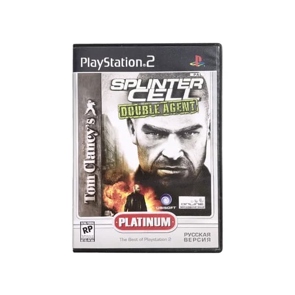 Игра PS 2 DVD Tom Clancy's Splinter Cell: Double Agent (Платиновая Коллекция) - стелс-экшен, 2006, Ubisoft