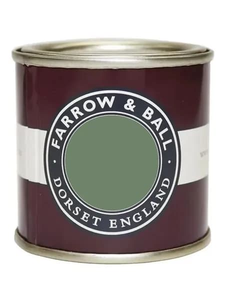 Краска для мебели и декора ультраматовая, меловая краска Farrow & Ball Estate Emulsion цвет 34 Calke Green, 100 мл