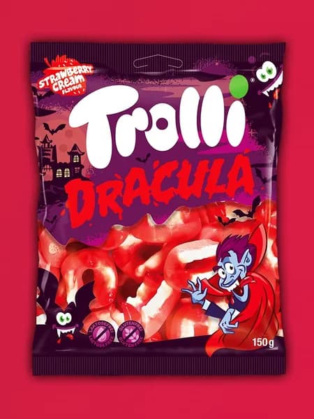Мармелад TROLLI Зубы Дракулы (Dracula) 150г Германия
