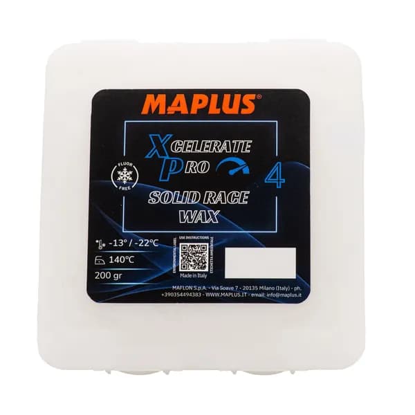 MAPLUS Твердый гоночный воск XCELERATA PRO 4 200 gr