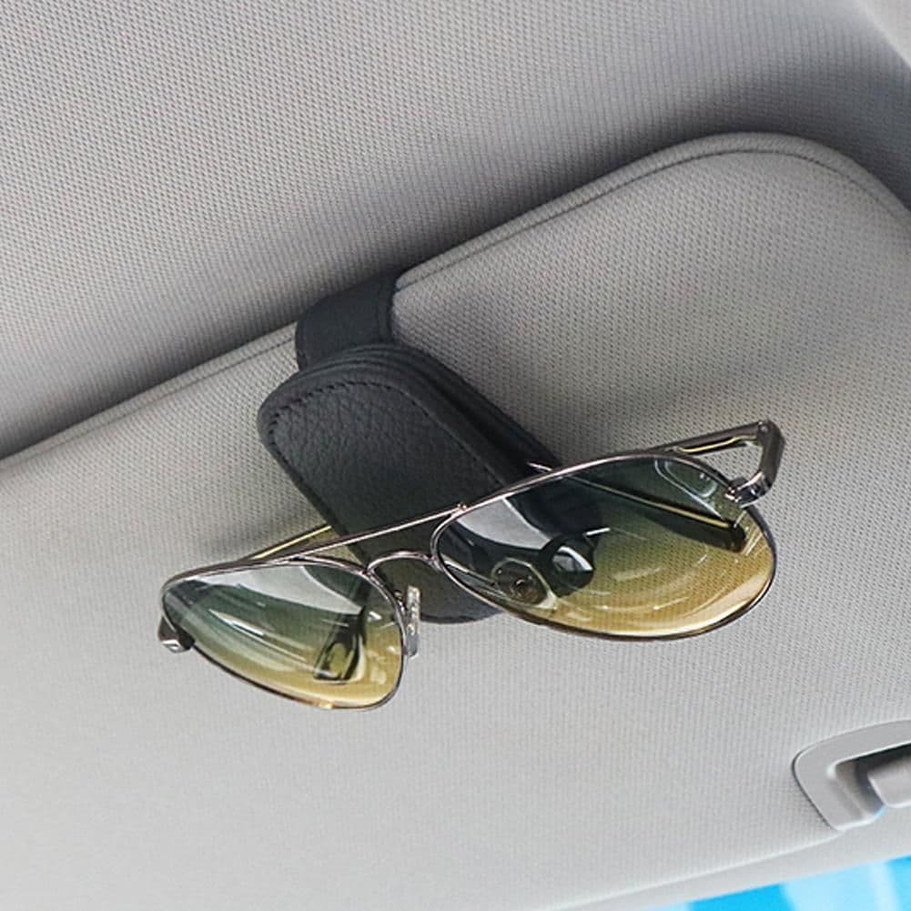 Держатель для очков автомобильный, магнитный зажим в авто,крепление для очков,черный