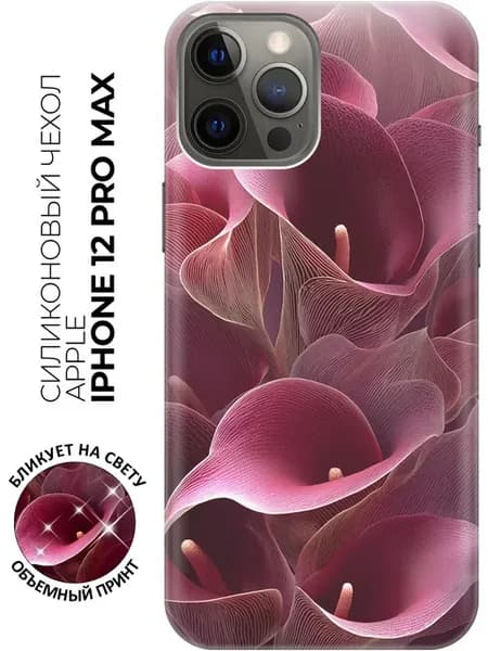 Чехол на Apple iPhone 12 Pro Max с цветами
