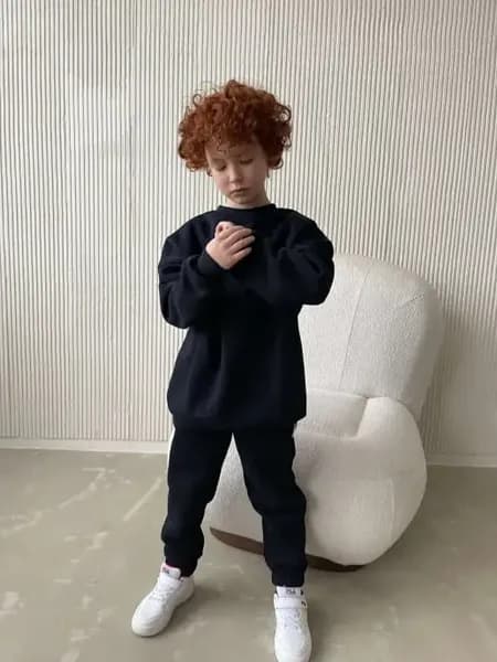 Свитшот оверсайз утепленный