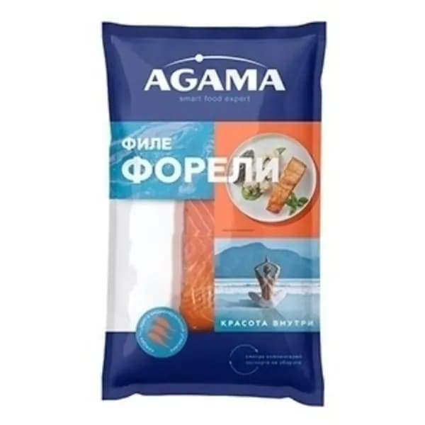Форель Agama филе-кусок с кожей 400 г