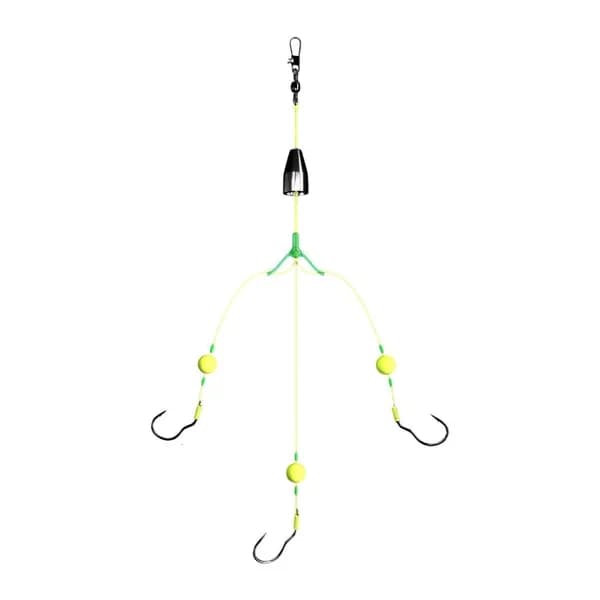 Тройной вертлюжок с поводком для оснастки Hair Rig, Спецификация 5 - Откидной крючок
