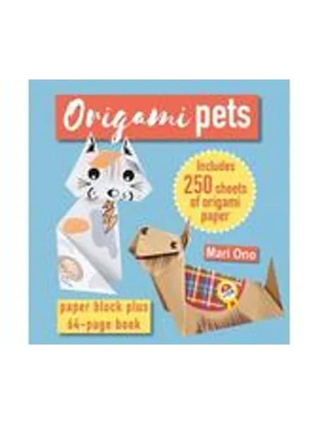 Mari Ono Origami Pets Книга по созданию оригами животных