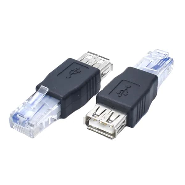 Адаптер USB A (мама) на Ethernet RJ45 (папа) Новый,2 шт.