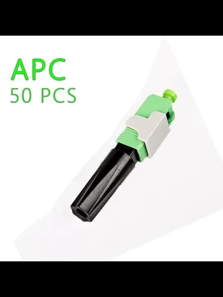 COMPTYCO Одномодовый оптический разъем SC UPC Зеленый, 50 PC