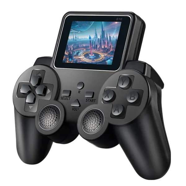 Портативная Игровая Консоль S10 С Экраном 2,4 Дюйма, 520 Играми, Ретро-Геймпадом, Портативным Плеером И AV-Выходом