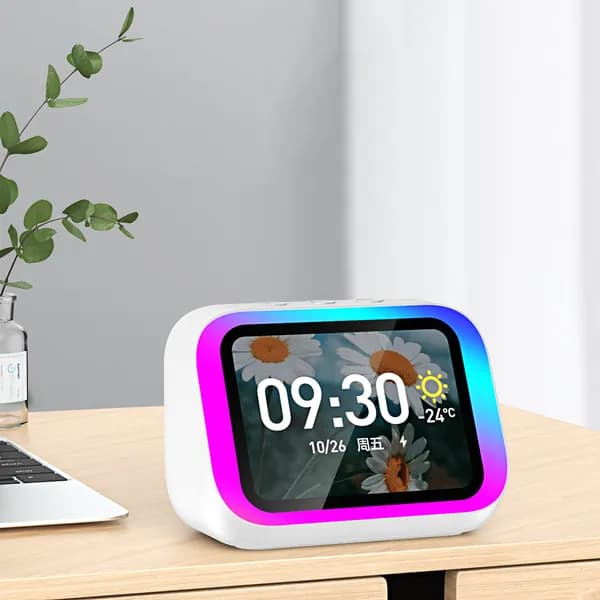 Умная колонка TF26Pro с ИИ, цветной TFT-дисплеем 4 дюйма, встроенным аккумулятором и Bluetooth 5.4