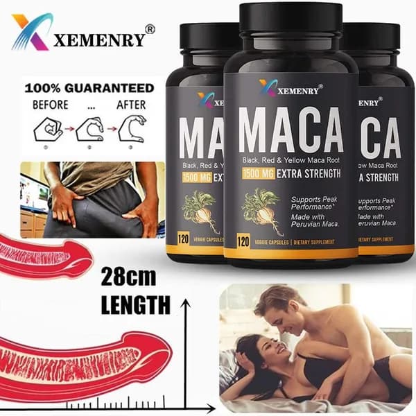 Капсулы Xemenry с корнем маки - повышают энергию, выносливость, спортивные результаты и поддерживают мужское здоровье