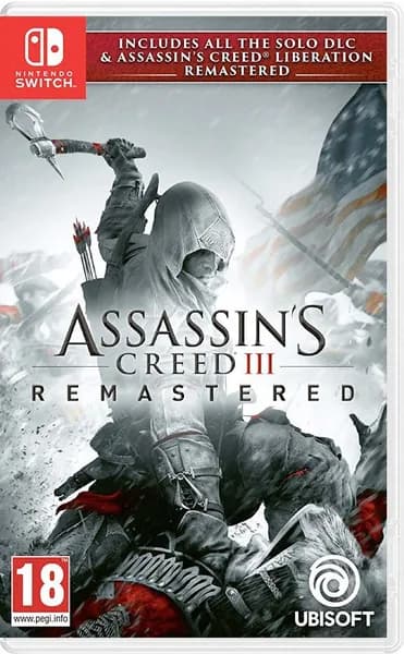 Assassin's Creed III. Обновленная версия (Remastered) Nintendo Switch, русская версия