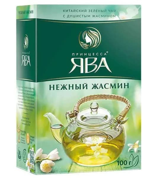 Принцесса Ява Чай зеленый, с жасмином, 100 г