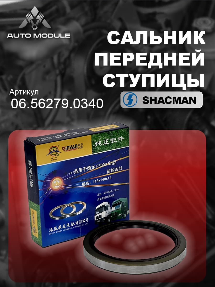 Сальник 113*140х14 передней ступицы X3000 QinYan