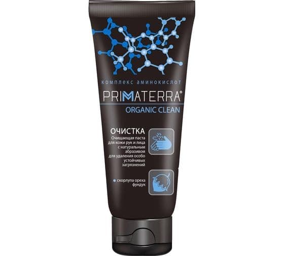 Паста с натуральным абразивом от особо устойчивых загрязнений TM PRIMATERRA ORGANIC CLEAN 200 мл 1370