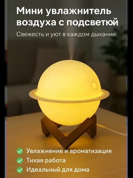 Увлажнитель воздуха для дома ночник
