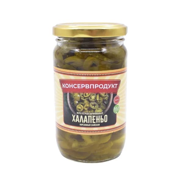Перец острый маринованный Халапеньо, 370 гр