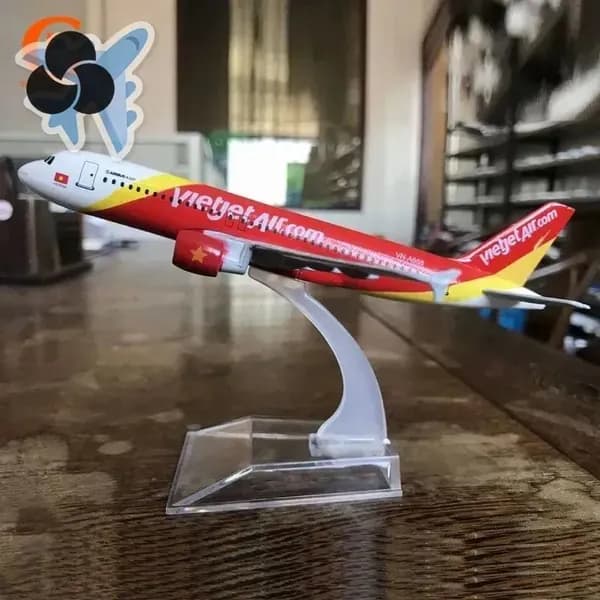 Металлическая Модель Самолета Аэробус 320 VietJet Air