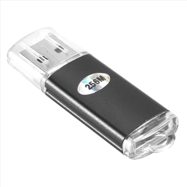USB 2.0 флешка U-диск, 256 МБ, чёрная