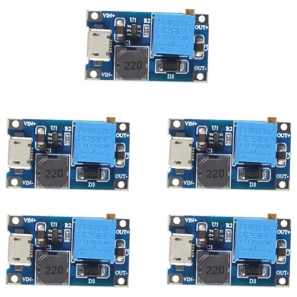 5Pcs 2A DCDC MT3608 повышающий модуль повышения с MicroUSB повышающий преобразователь Блок питания Регулятор напряжения