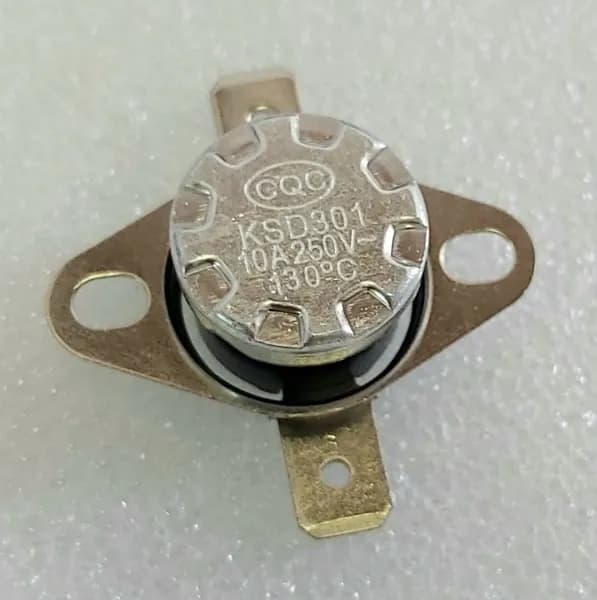 Термостат защитный KSD301. 130*C 10А