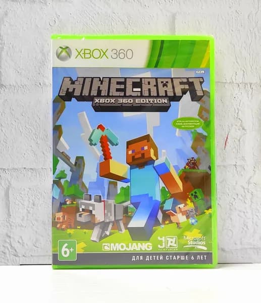 Minecraft Xbox 360 Edition Английский язык Видеоигра на диске Xbox 360. Товар уцененный
