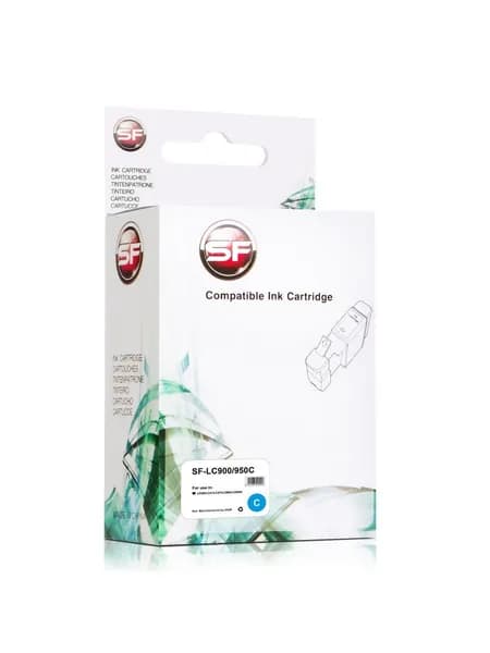 Superfine LC-900C Картридж струйный голубой 16,6 мл