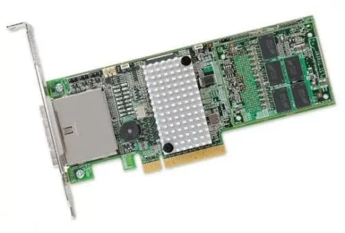 Контроллер 9286-8E PCI-Ex8, 8port-ext SAS 1GB SGL