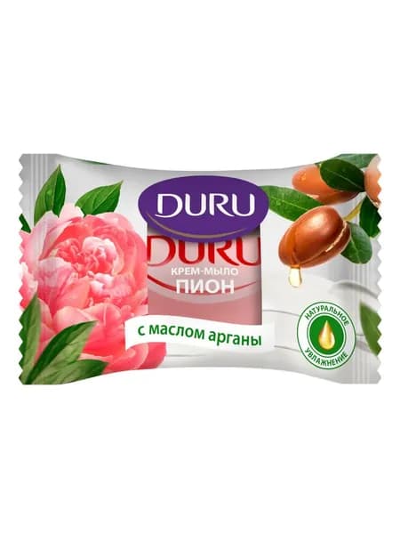 DURU Туалетное крем-мыло DURU Пион с маслом арганы, 80 г