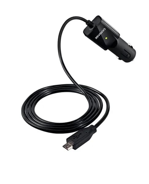 Автомобильное зарядное устройство CAPDASE Atom Plus Micro-USB 1А, черный