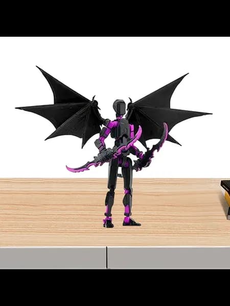 Робот 3D пиннер Механическая движущаяся игрушка (Черный)