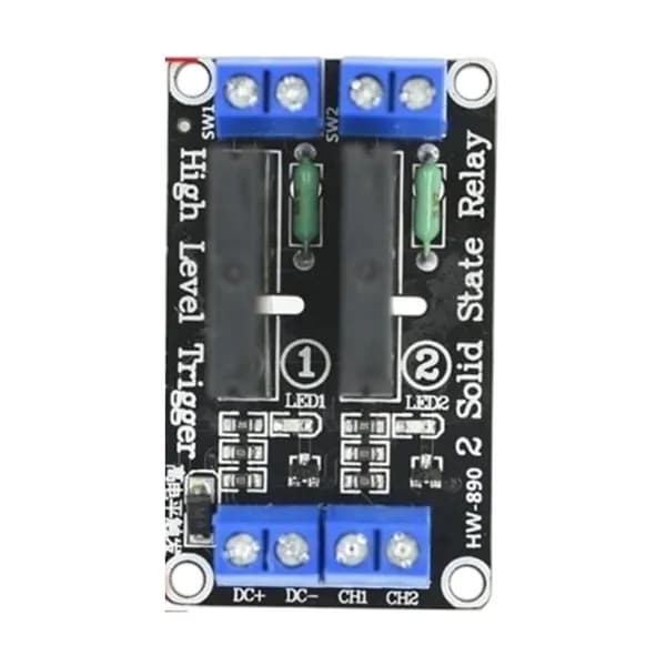 Твердотельное реле 1/2/4 канала 5-24В 2А, 12V - 2 способ
