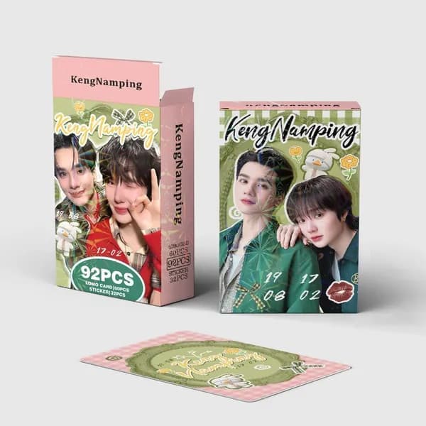 Тайская мужская K-POP группа KengNamping: 60 фотокарточек и 32 мини-стикера