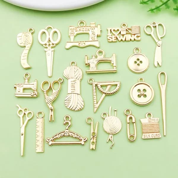 Набор 20 штук: подвески для DIY Винтажные швейные машинки - фурнитура для создания серег, ожерелий, брелоков и бижутерии ручной работы