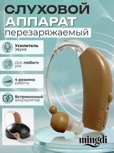 Слуховой аппарат с зарядным устройством, Усилитель звука